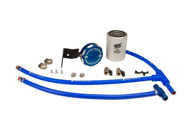 Ford F-350 Coolant Filtration System - Sinister Diesel - Wix (Round) - `03-`07 Ford F-350 Coolant Filtration System - Sinister Diesel - Wix (Round) - `03-`07